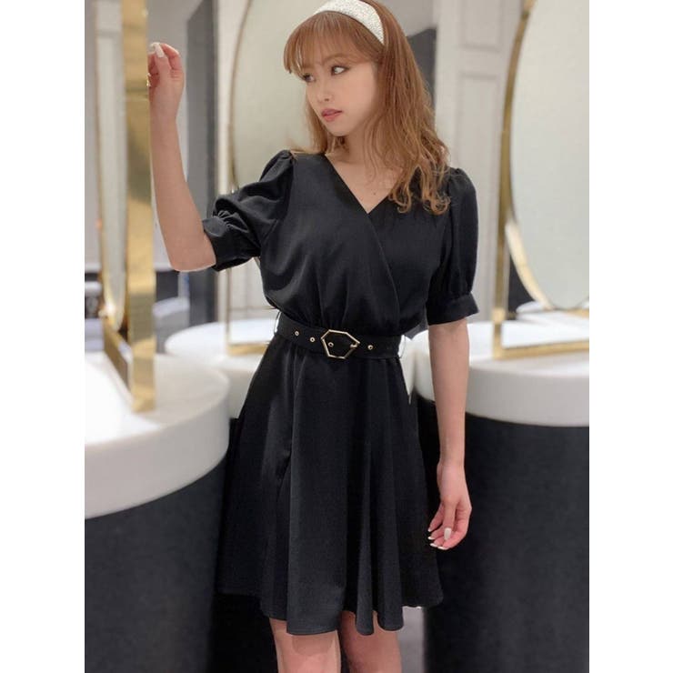 カシュクールフレアミニワンピース 品番 Mksw Resexxy リゼクシー のレディースファッション通販 Shoplist ショップリスト