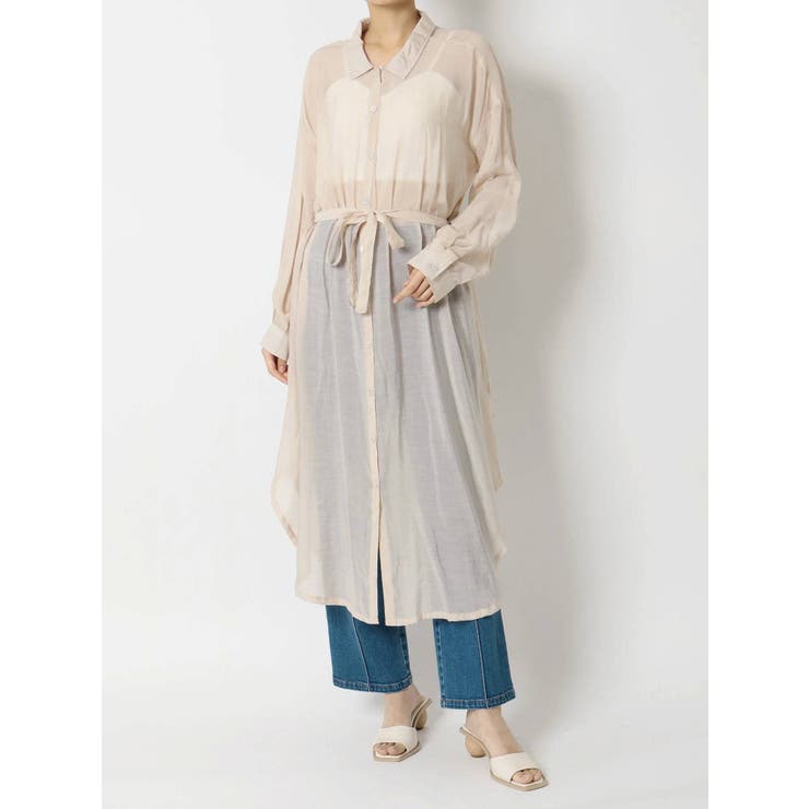 シースルーロングシャツ | RESEXXY | 詳細画像35 