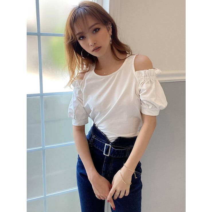 オフショルカットトップス[品番：MKSW0038113]｜RESEXXY（リゼクシー