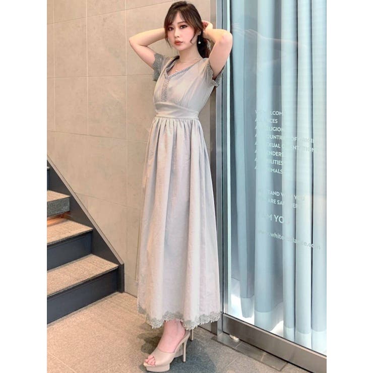 コットンレースマキシワンピース | RESEXXY | 詳細画像7 