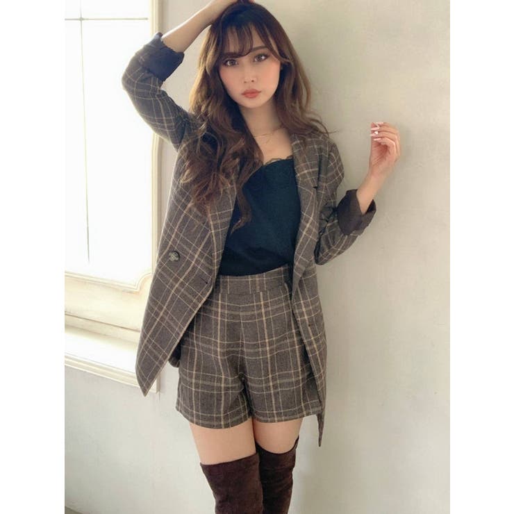 リゼクシー　まとめ売り　秋冬　トップス　ショートパンツ　ワンピース ギャザースリーブカットリブトップス[品番：MKSW0051778