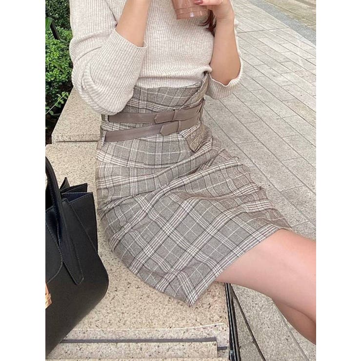 ミックス | 合皮ベルトコルセットミニスカート | RESEXXY