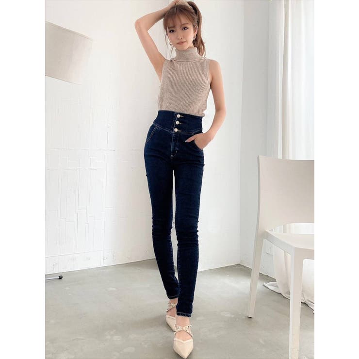 ♡新品未使用タグ付き♡レースカラーノースリニット♡BLK♡ FOXEY NEWYORK(フォクシー ニューヨーク) 襟付きノースリーブ
