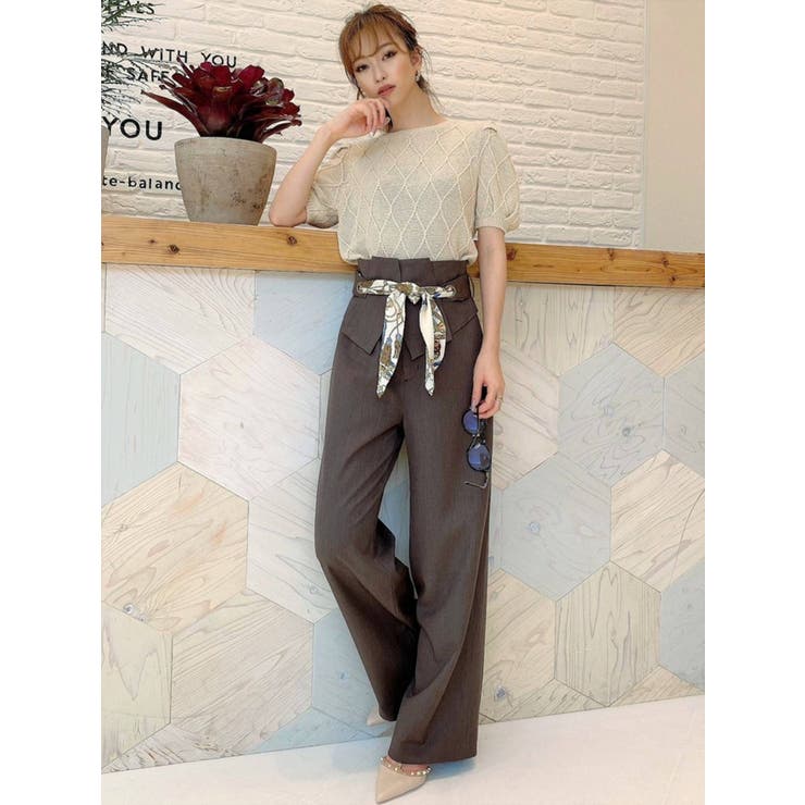 ダイヤデザインニットトップス | RESEXXY | 詳細画像10 