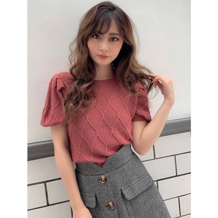 ダイヤデザインニットトップス | RESEXXY | 詳細画像21 