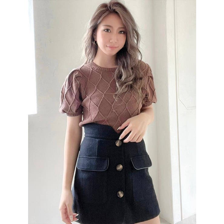 ダイヤデザインニットトップス | RESEXXY | 詳細画像24 