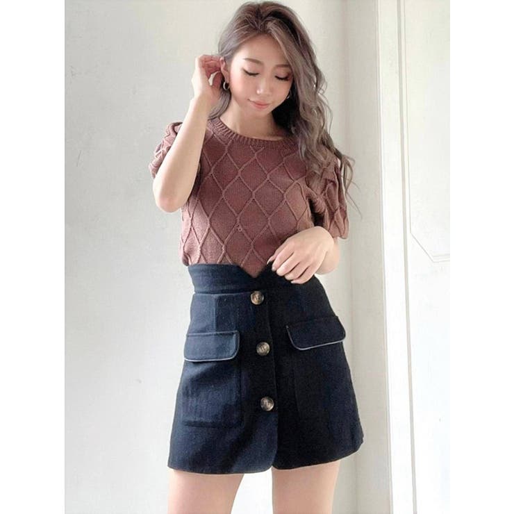 ダイヤデザインニットトップス | RESEXXY | 詳細画像25 