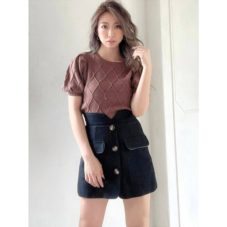 ダイヤデザインニットトップス | RESEXXY | 詳細画像26 