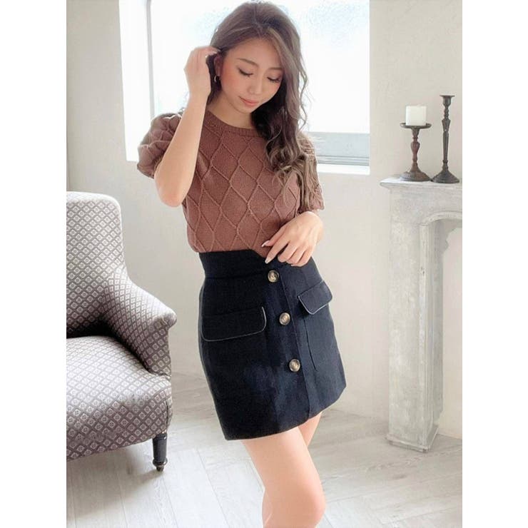 ダイヤデザインニットトップス | RESEXXY | 詳細画像27 