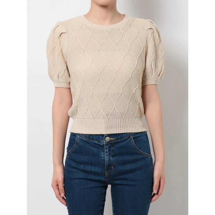 ダイヤデザインニットトップス | RESEXXY | 詳細画像29 