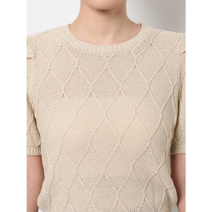 ダイヤデザインニットトップス | RESEXXY | 詳細画像32 