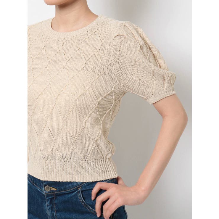 ダイヤデザインニットトップス | RESEXXY | 詳細画像33 