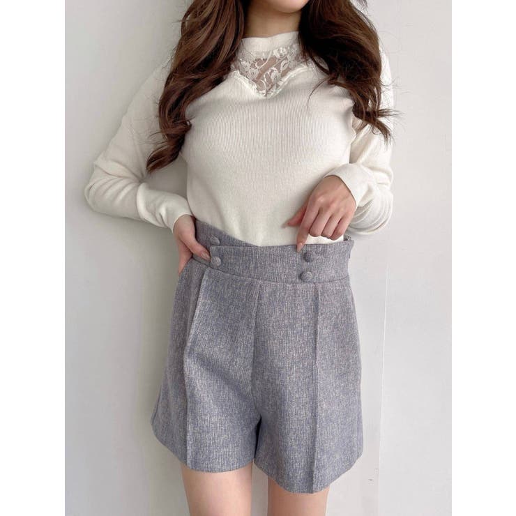 ウエストボタンショートパンツ【セットアップ着用可能】 | RESEXXY | 詳細画像6 