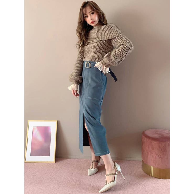 シアーオフショルニットTOPS[品番：MKSW0041071]｜RESEXXY（リゼクシー