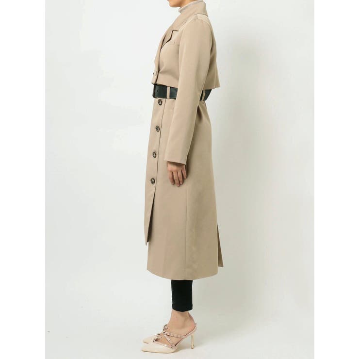 snidel 2WAYカラートレンチコート 完売品