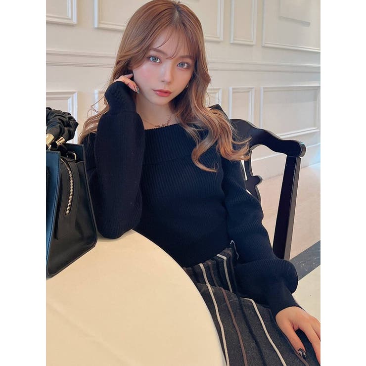 シースルーストライプオフショルワンピース 品番 Mksw Resexxy リゼクシー のレディースファッション通販 Shoplist ショップリスト