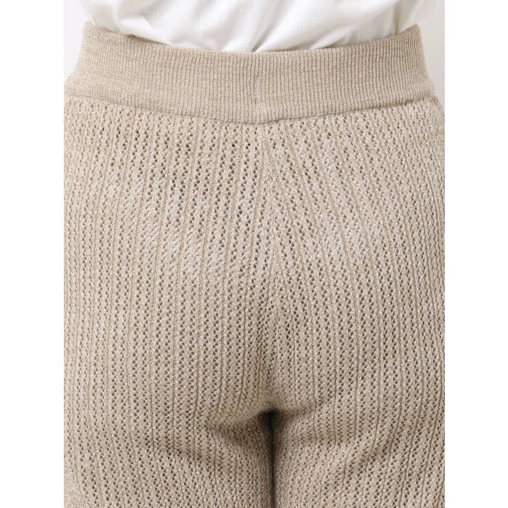 透かし編みラメニットパンツ【セットアップ着用可能】 | RESEXXY | 詳細画像19 