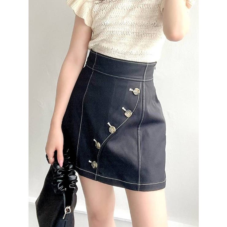 ブラック | フロントカーブハイウエストスカパン | RESEXXY