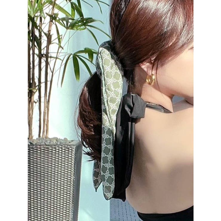 グリーン | パターンモチーフスカーフ | RESEXXY