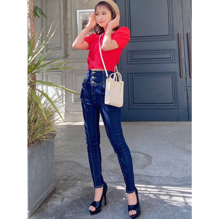 マテリアルミックスショートニット | RESEXXY | 詳細画像13 