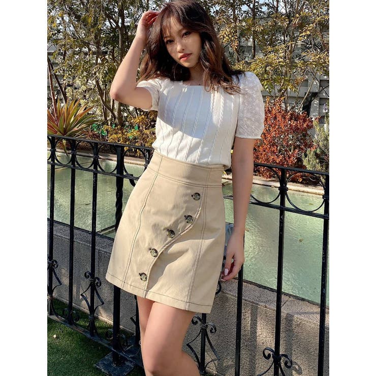 マテリアルミックスショートニット | RESEXXY | 詳細画像20 