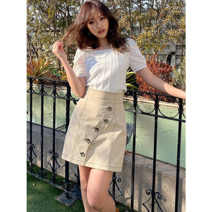 マテリアルミックスショートニット | RESEXXY | 詳細画像21 