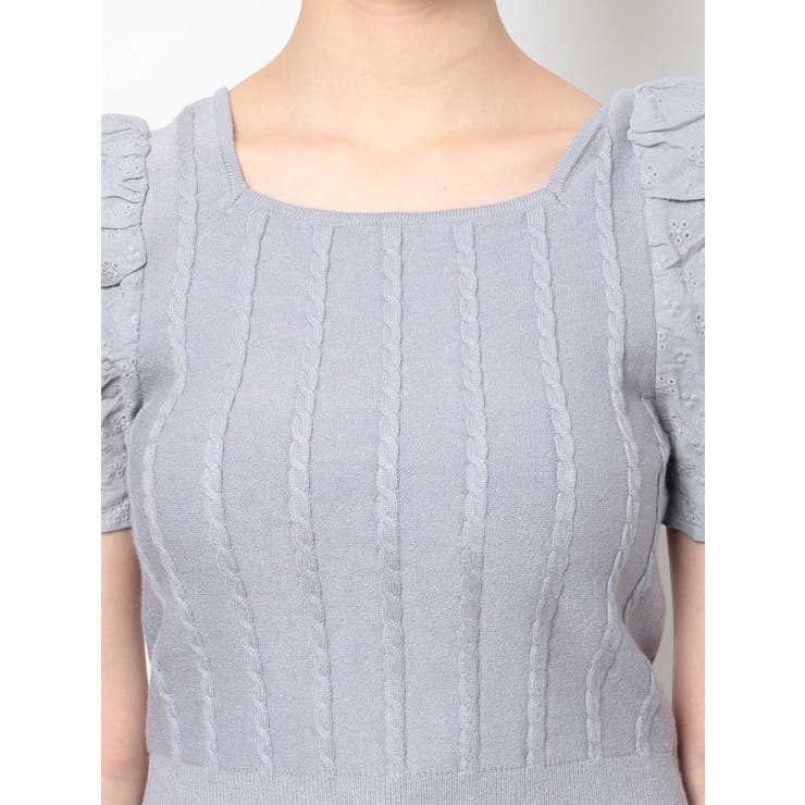 マテリアルミックスショートニット | RESEXXY | 詳細画像29 