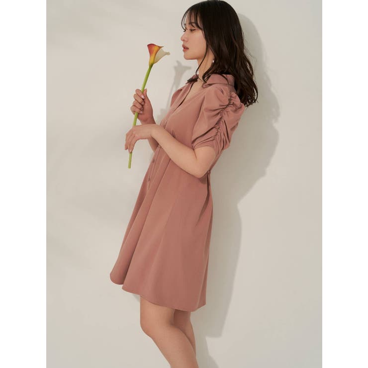 ドレープミニシャツワンピース[品番：MKSW0044399]｜RESEXXY