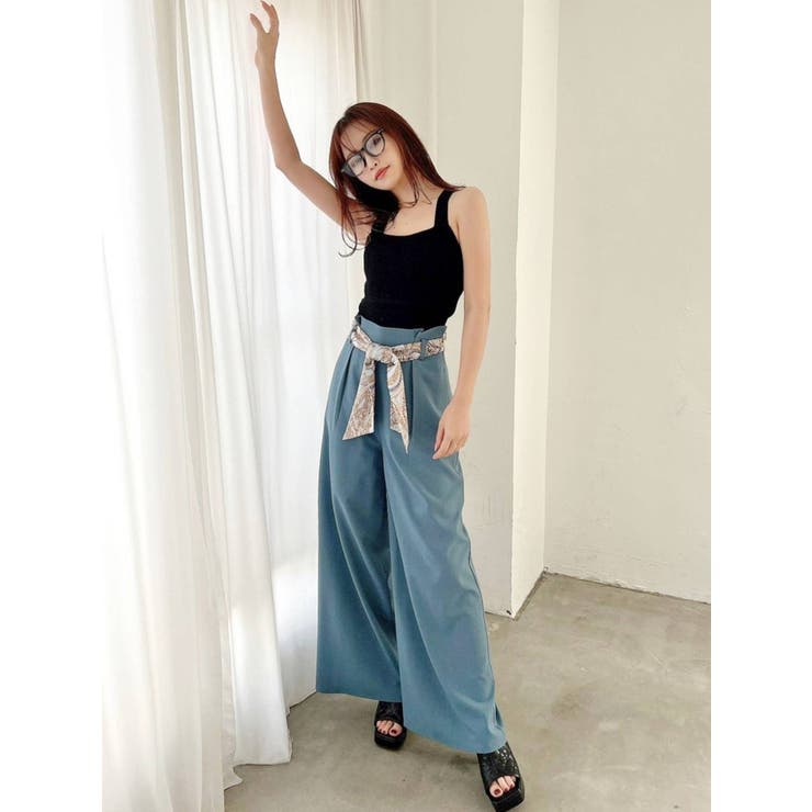 スカーフリボンワイドパンツ | RESEXXY | 詳細画像8 