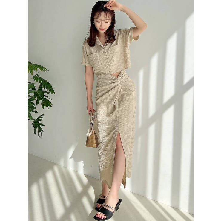 ツイストクロスロングスカート【セットアップ着用可能】 | RESEXXY | 詳細画像9 