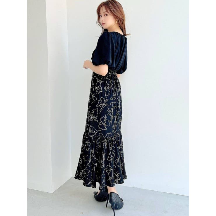 シアードッキングマーメイドワンピース[品番：MKSW0047204