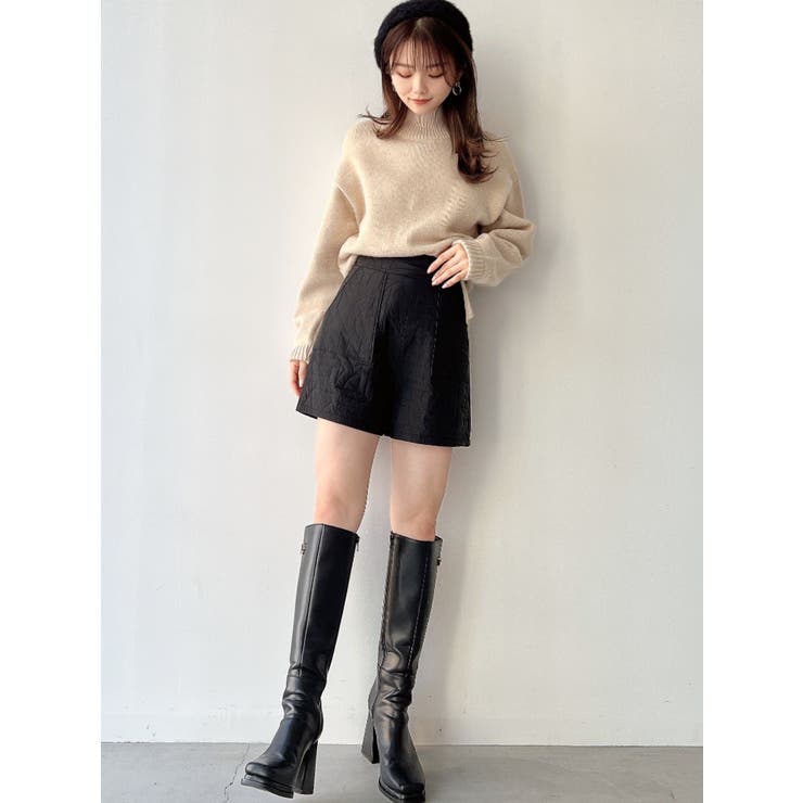 キルティングショートパンツ【セットアップ着用可能】[品番