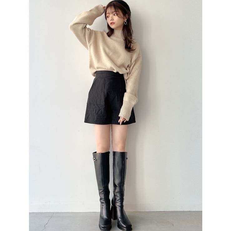 キルティングショートパンツ【セットアップ着用可能】[品番