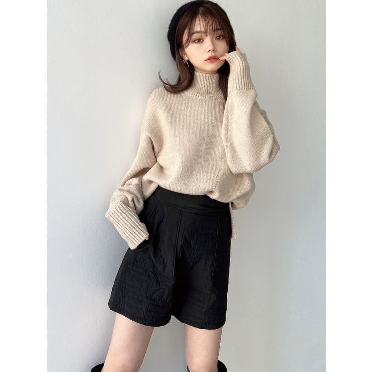 キルティングショートパンツ【セットアップ着用可能】[品番