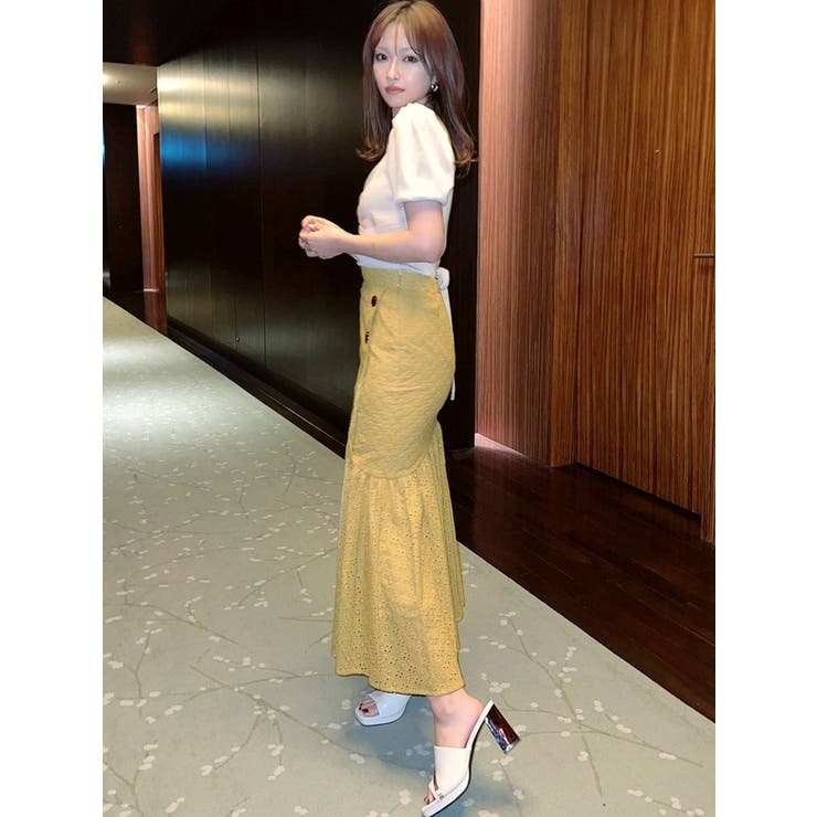 コットンレースマーメイドスカート | RESEXXY | 詳細画像6 