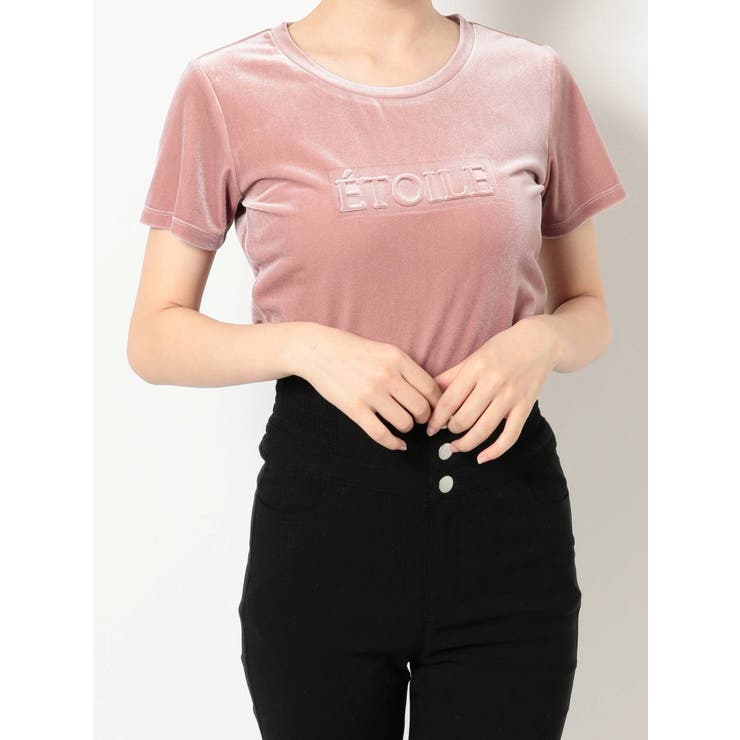 エンボスロゴベロアTシャツ[品番：MKSW0045372]｜RESEXXY