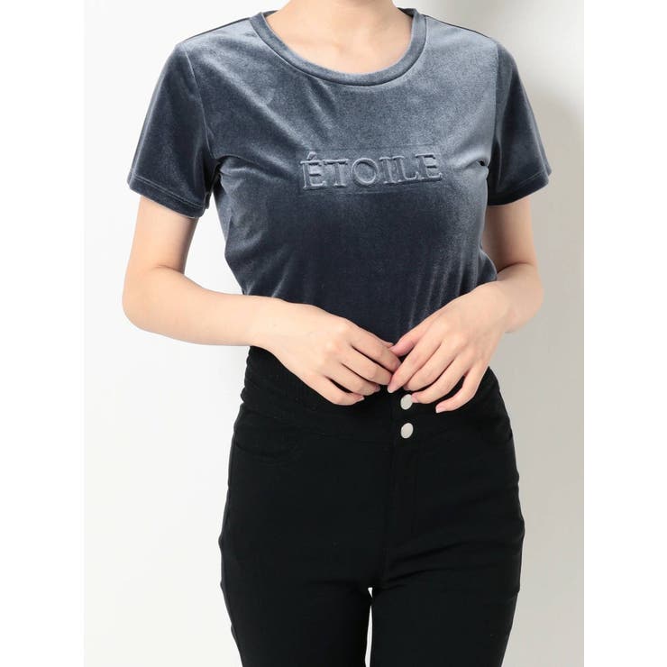 エンボスロゴベロアTシャツ[品番：MKSW0045372]｜RESEXXY