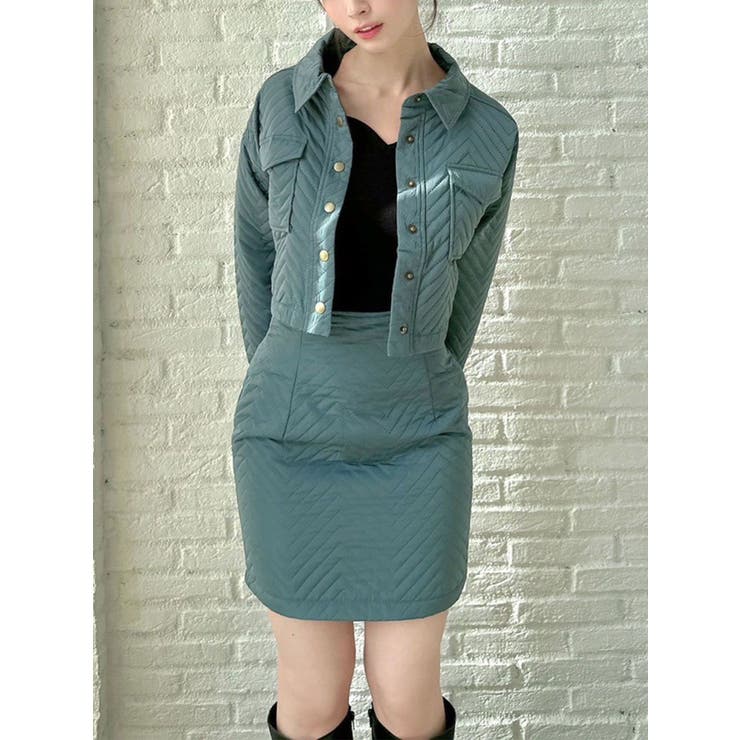 グリーン | 【WEB限定】カラーパフジャケット【セットアップ着用可能】 | RESEXXY