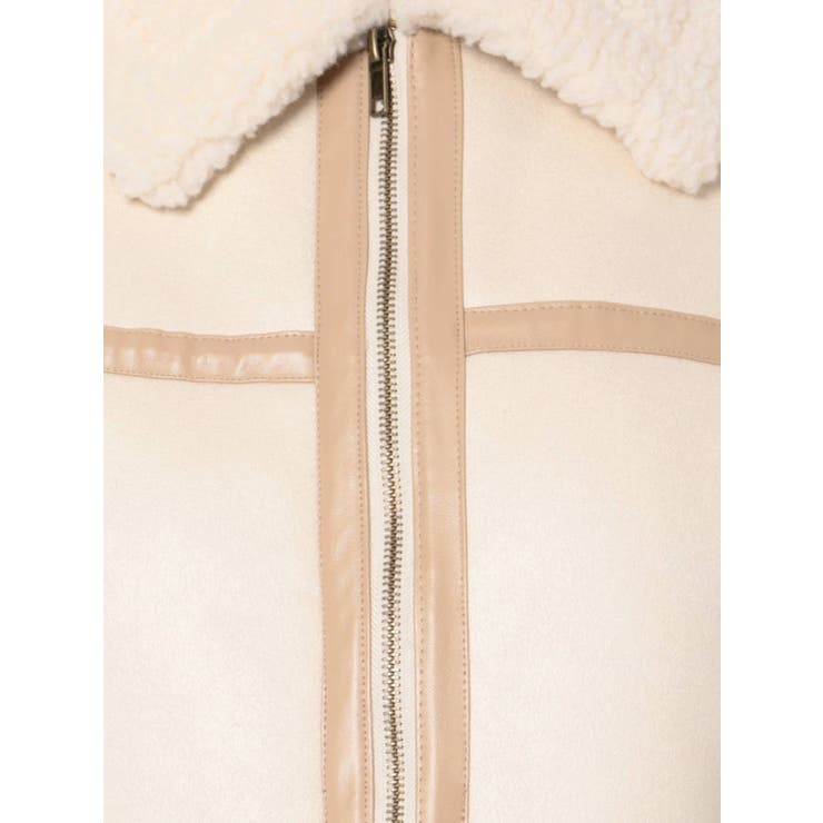 ビッグカラーフェイクムートンブルゾン[品番：MKSW0047607]｜RESEXXY