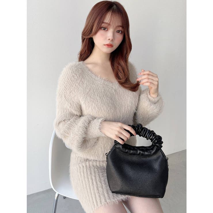 シャギーミニニットワンピース 品番 Mksw Resexxy リゼクシー のレディースファッション通販 毎日送料無料 Shoplist ショップリスト