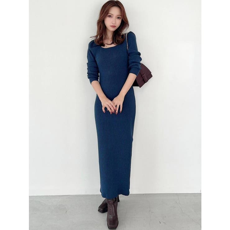 専用絶対厳守♥Radyロゴニットワンピース含め３点セット新品未使用未開封Ｓサイズ スリットタイトニットワンピース[品番：MKSW0047492]｜RESEXXY