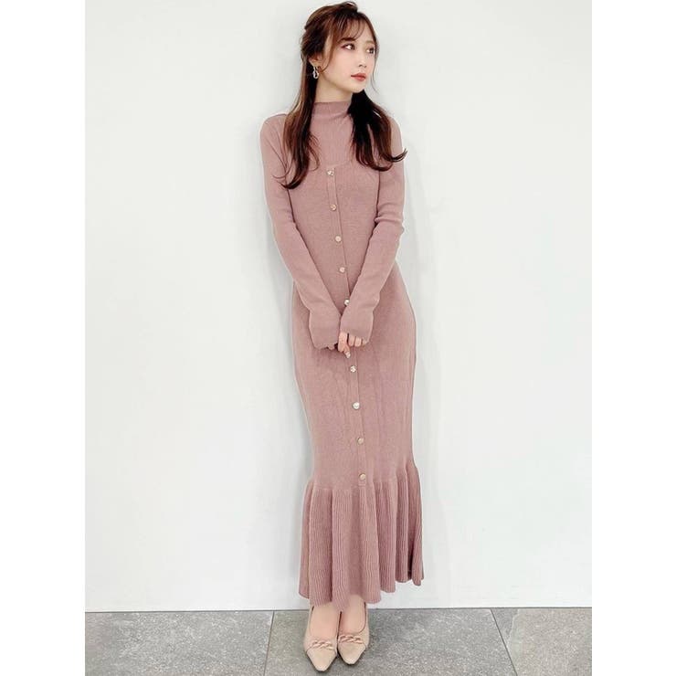 ニットレイヤードキャミワンピース[品番：MKSW0047493]｜RESEXXY