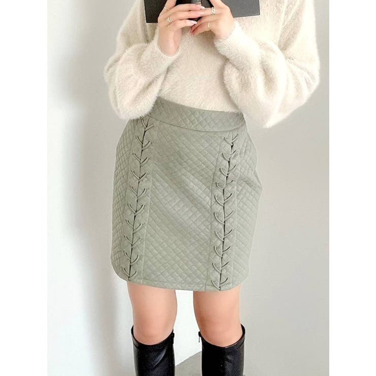 グリーン | クロスストリングミニスカート | RESEXXY