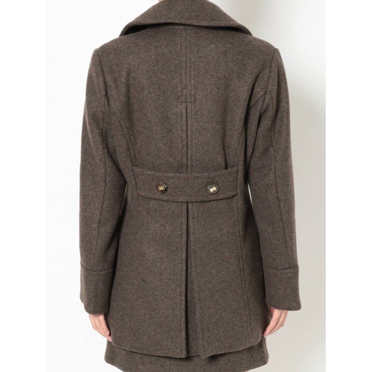 ビッグカラーミディコート【セットアップ着用可能】[品番：MKSW0048370