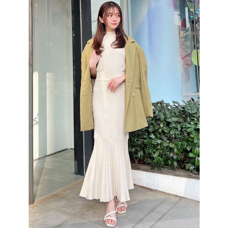 ショルダーギャザーツイードミディジャケット【セットアップ着用可能】 | RESEXXY | 詳細画像29 