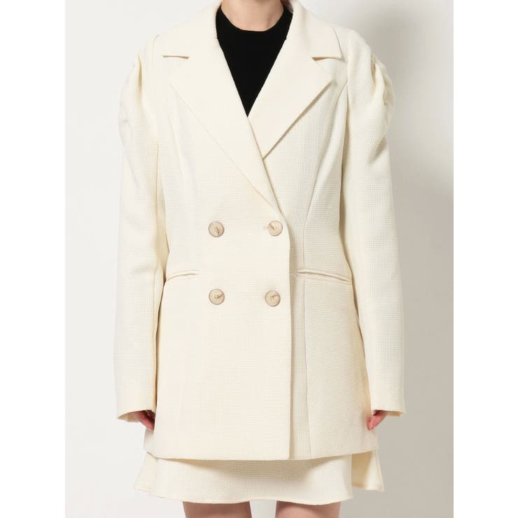 ショルダーギャザーツイードミディジャケット【セットアップ着用可能】 | RESEXXY | 詳細画像33 