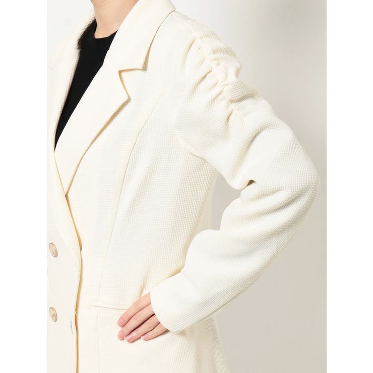 ショルダーギャザーツイードミディジャケット【セットアップ着用可能】 | RESEXXY | 詳細画像37 