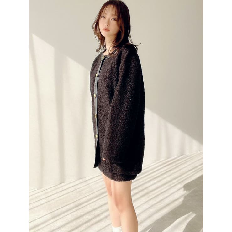 ブークレノーカラージャケット【セットアップ着用可能】[品番
