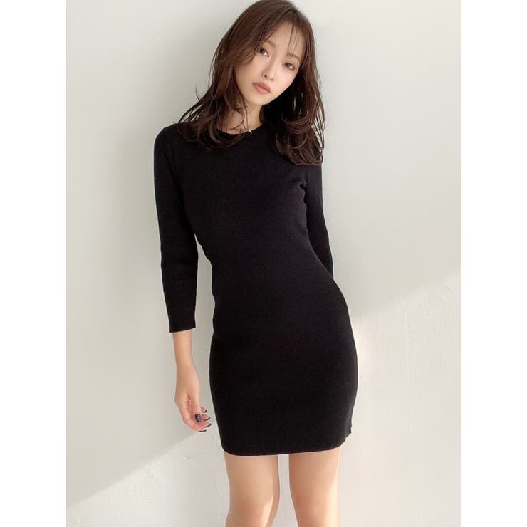 リブニットハイネックワンピース | RESEXXY | 詳細画像13 