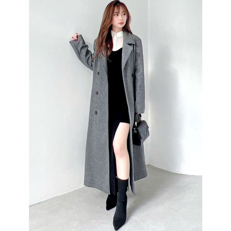 ニットレイヤードシャツワンピース[品番：MKSW0048111]｜RESEXXY